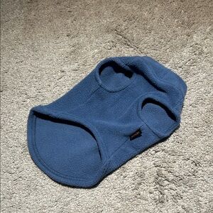 Blue Fleece Dog Sweater